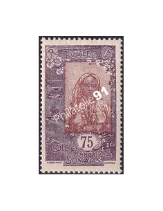 COTE DES SOMALIS n° 131 charnière, timbre colonies françaises