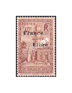 COTE DES SOMALIS n° 214, timbre colonies françaises