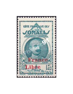 COTE DES SOMALIS n° 222 charnière, timbre colonies françaises