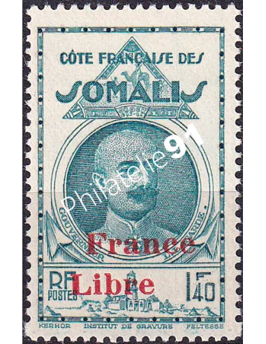 Côte des Somalis, n° 222 charnière, timbre colonies françaises