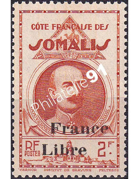 COTE DES SOMALIS n° 226, timbre colonies françaises