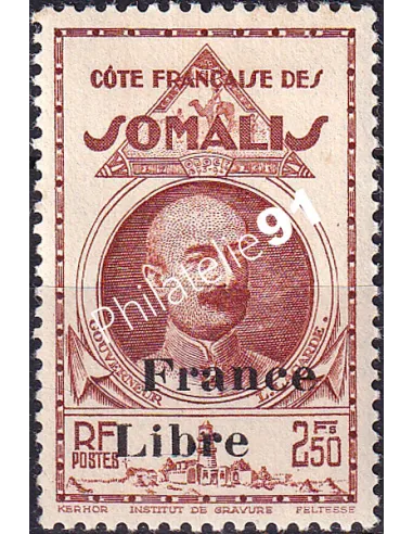 COTE DES SOMALIS n° 228, timbre colonies françaises