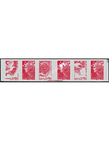 ADH. n° 175 à 178 (n° 4197 à 4200) Bande Marianne de l'Europe