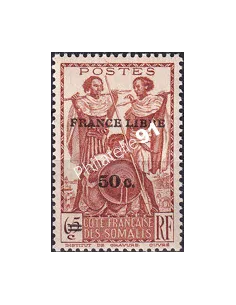 COTE DES SOMALIS n° 233, timbre colonies françaises