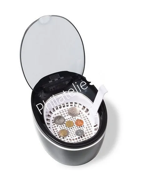 Appareil de nettoyage à ultra sons pour les monnaies, numismatique