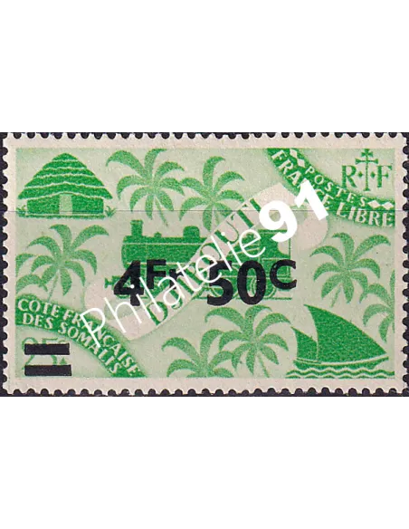 COTE DES SOMALIS n° 260 charnière, timbre colonies françaises