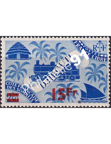 COTE DES SOMALIS n° 261, timbre colonies françaises