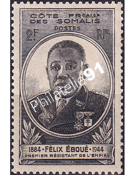 COTE DES SOMALIS n° 262 charnière, timbre colonies françaises