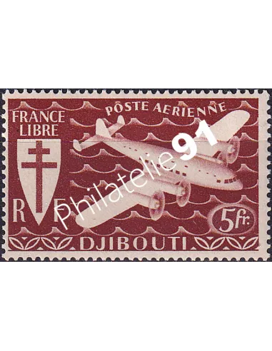 COTE DES SOMALIS, PA n° 3, timbre colonies françaises