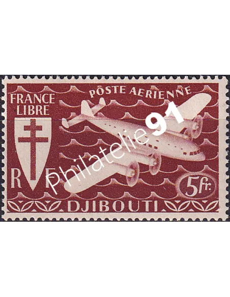 COTE DES SOMALIS, PA n° 3, timbre colonies françaises