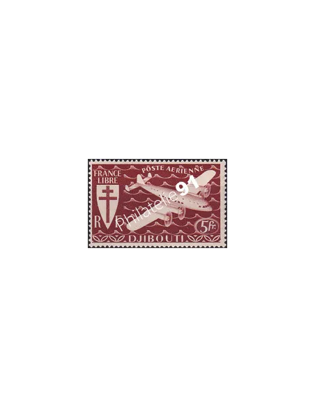 COTE DES SOMALIS, PA n° 3 charnière, timbre colonies françaises