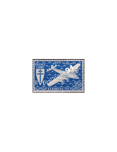 COTE DES SOMALIS, PA n° 5, timbre colonies françaises