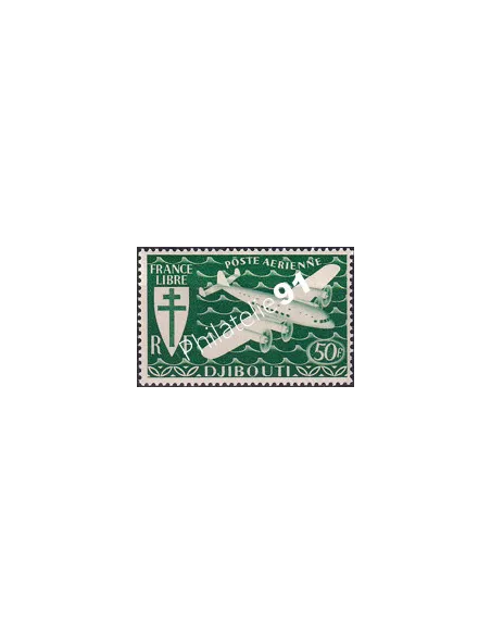 COTE DES SOMALIS, PA n° 6, timbre colonies françaises