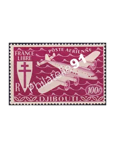 COTE DES SOMALIS, PA n° 7, timbre colonies françaises