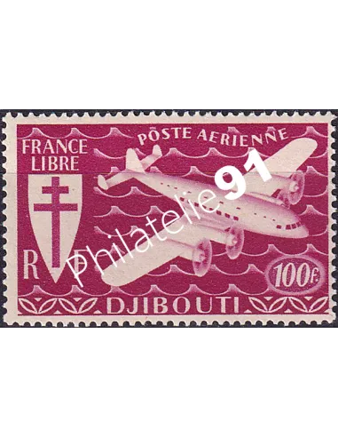 COTE DES SOMALIS, PA n° 7, timbre colonies françaises