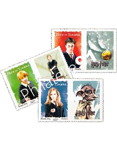 Timbres autoadhésifs n° 4024A à 4026A - Fête du timbre. Harry Potter