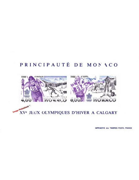 MONACO - BF n° 40** - Jeux olympique d'hiver - Calgary