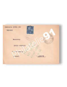 Albanie, Enveloppe 1er vol Spécial "Tirana-Athènes", lettres Europe