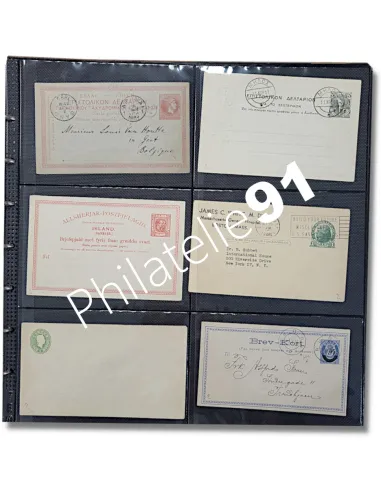 Collection d'entiers postaux tous pays, lettres monde