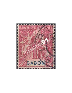 Gabon, n° 20 oblitéré, collection timbres Colonies