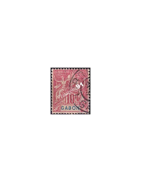 Gabon, n° 20 oblitéré, collection timbres Colonies