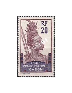 Gabon, n° 38, collection timbres Colonies