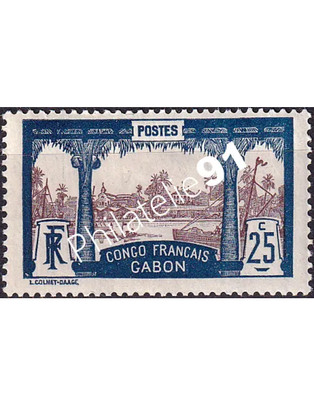 Gabon, n° 39, collection timbres Colonies