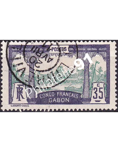 Gabon, n° 41 oblitéré, collection timbres Colonies