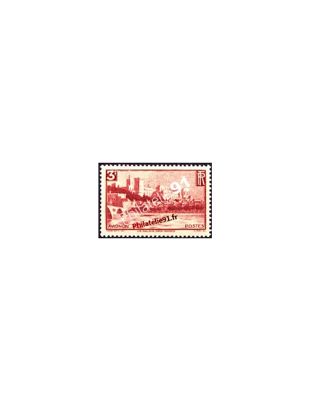 Timbre de France n° 391, Avignon, collection de timbres de France