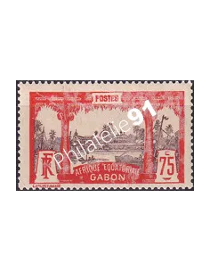 Gabon, n° 62 charnière, collection timbres Colonies