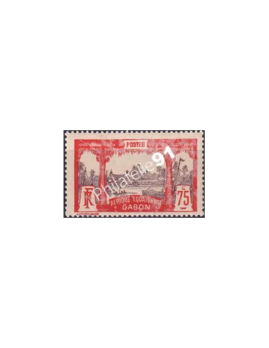 Gabon, n° 62 charnière, collection timbres Colonies
