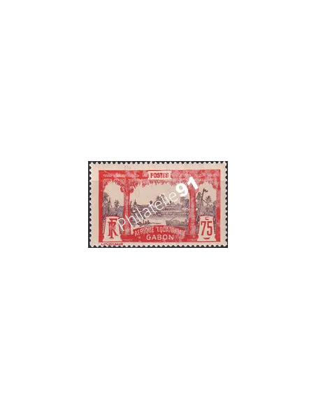 Gabon, n° 62 charnière, collection timbres Colonies