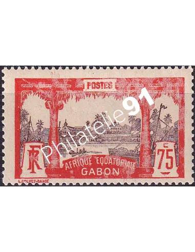 Gabon, n° 62 charnière, collection timbres Colonies