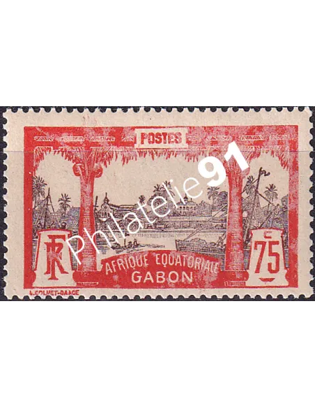 Gabon, n° 62 charnière, collection timbres Colonies