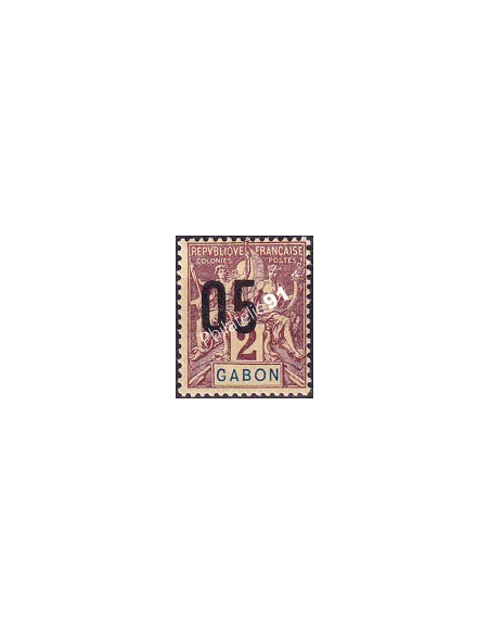 Gabon, n° 66 charnière, collection timbres Colonies