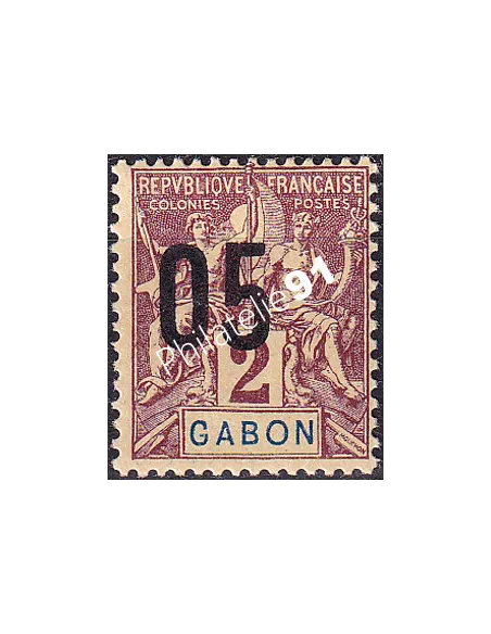 Gabon, n° 66 charnière, collection timbres Colonies
