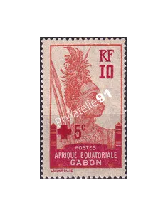 Gabon, n° 81 charnière, collection timbres Colonies