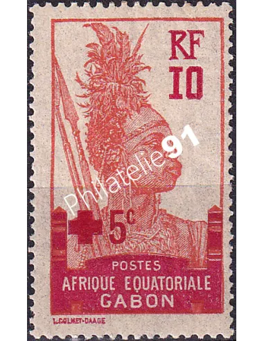 Gabon, n° 81 charnière, collection timbres Colonies