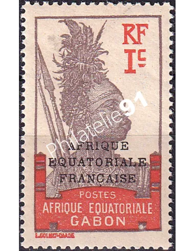 Gabon, n° 88 charnière, collection timbres Colonies