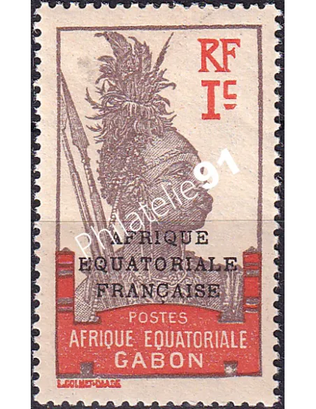 Gabon, n° 88 charnière, collection timbres Colonies