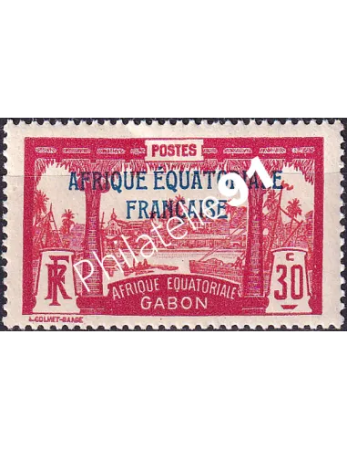 Gabon, n° 97 charnière, collection timbres Colonies