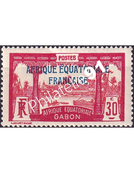 Gabon, n° 97 charnière, collection timbres Colonies