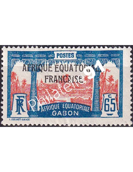 Gabon, n° 103A charnière, collection timbres Colonies
