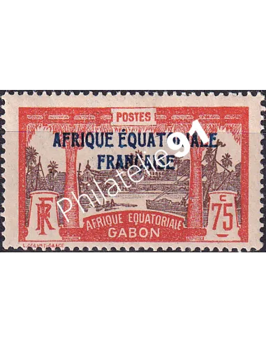 Gabon, n° 104, collection timbres Colonies