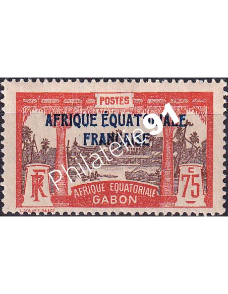 Gabon, n° 104, collection timbres Colonies
