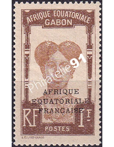 Gabon, n° 105, collection timbres Colonies