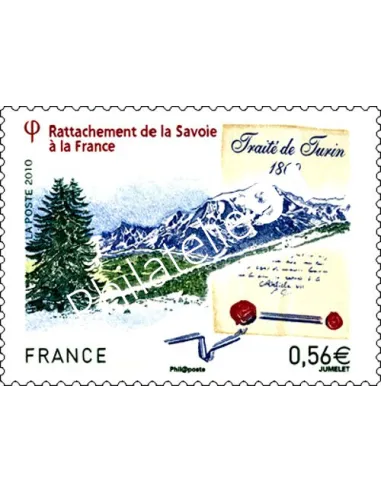 Timbre n° 4441 - Rattachement de la Savoie à la France