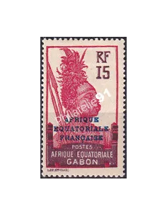Gabon, n° 116 charnière, collection timbres Colonies