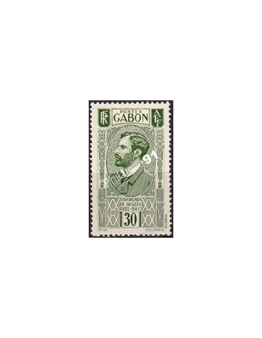 Gabon, n° 133 charnière, collection timbres Colonies