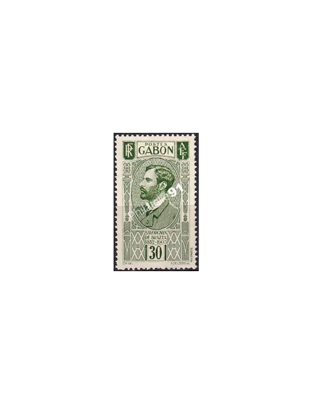 Gabon, n° 133 charnière, collection timbres Colonies